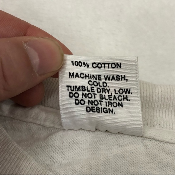 RARE Vintage 1991 Painted Lady James Dean Hollywood White Tee Shirt Mens XL. - Picture 10 of 12